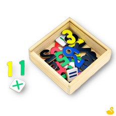 GOS 원목자석 숫자37P V50325 유치원장난감
