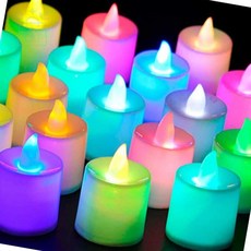 루다스 장식캔들 건전지LED촛불, 02LED초-레드등