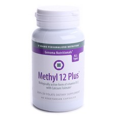 D'ADAMO PERSONALIZED NUTRITION 甲基 12 Plus 素食膠囊, 60顆, 1罐