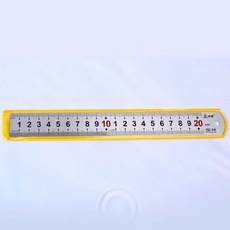 큰숫자스틸자 두꺼운스텐자 인치센치측정자 재단스틸자 20cm철자