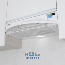하츠 주방후드 가정용 레인지후드 화이트 S-60, 단순배송상품