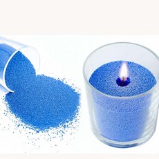50g 모래 왁스 촛불에 대 한 자연 왁스 다채로운 모래 왁스 촛불 DIY 장식 모래 그림 촛불 염료 눈송이 왁, 03 blue