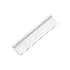 DIN 레일 범용 35mm 슬롯 길이 10cm 두께 1mm C45 회로 차단기 터미널 블록 AC 접촉기, 01 Aluminum, 03 10cm, 1개