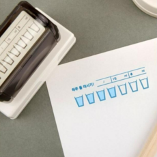 스탬프, 1개, 검정