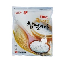 우리승진식품 맷돌표 아주존 국내산 찹쌀가루, 6개, 1kg