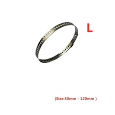 범용 스테인리스 스틸 액슬 CV 조인트 부트 크림프 클램프 키트 구동축 CV 부트 클램프 20- 50mm 50- 120mm, 03 1pc L