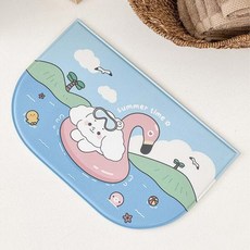 아트박스/러움 썸머위드 크루링 펫식기매트, 1개