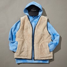 USALL 毛絨雙面背心 ULVW20T02