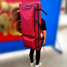 61키 전자키보드 방수 숄더가방 소형 휴대용 디지털 건반, 1개, 기본 색상, 퍼플레드 야마하 KB180 190