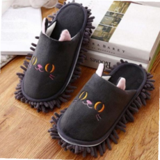 패드 가정 실내화 귀여운 바닥 슬리퍼 청소 59000EA 1EA, 고양이슬리퍼CT그레이