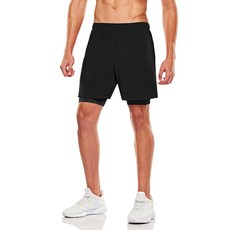 테슬라 남자 러닝쇼츠 투인원 이너포켓 메쉬 반바지 운동복