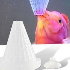 관상어 생먹이 급여 피딩 컵 실지렁이 장구벌레 급여 용기 수족관 먹이 급여 도구, 상세페이지 참조