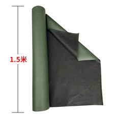 別墅花園防草布 園林綠化園藝土工布 果樹除草布 果樹蓋布 園林果園 防草地布 遮草布 花池菜地麵石子鋪地庭院墊底布, 綠黑1.5X100米送100枚地釘, 1個