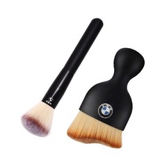 純羊毛不掉毛汽車內飾清洗工具 空調出風口清潔刷 車內縫隙除塵撣子, 【寶馬】長柄+短柄, 1個