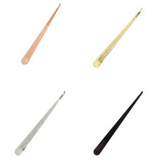 滅燭工具套裝組 不鏽鋼滅燭剪 蠟燭工具組 手工香氛蠟燭適用 安全滅燭無黑煙, 1個, 滅燭鉤,月光銀