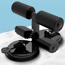 빅딜스 흡착식 윗몸일으키기 복근 운동기구 홈트 싯업바 3단 조절 3컬러, 싱글 블루