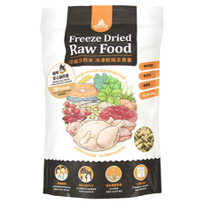 汪喵星球 冷凍乾燥生食餐 500克 寵物凍乾主食 貓咪凍乾（常溫）, 1個, 雞肉