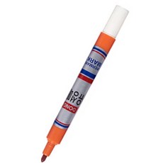 주황색 색상 슬림 유성매직 유리 나무 금속 플라스틱 펜