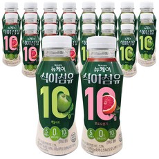 뉴케어 케일사과맛6 + 모로블러드오렌지맛6 식이섬유 당류제로 저분자콜라겐, 1박스, 240ml