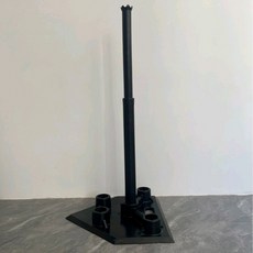 야구 타격연습기 세트 티볼대 가족용 티볼티 배팅연습 배팅기 배팅티 훈련 소프트볼 타격대, 1개, 블랙 1개, 블랙