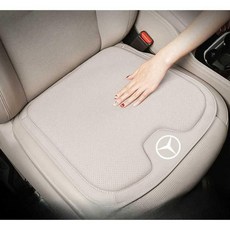 벤츠 차량용 통풍 방석 GLC GLB E300 여름용 운전석 블랙, 베이지, 1개, 베이지