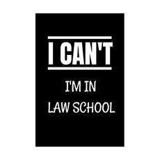 로스쿨에 있을 수 없어요 로스쿨 학생을 위한 법학 노트 일기 선물 공부하기 미래 변호사 졸업 대학원