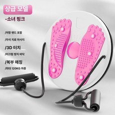 리핀247 지압트위스터 운동기구 홈트기구 트위스터, 1개, 걸 핑크 어드밴스드