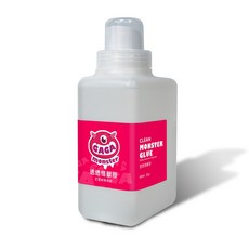 【GAGAmonster】晶透高彈膠水 不黏手好延展 台灣製檢驗合格(需搭配魔法藥水), 600mL透透怪獸膠, 1個
