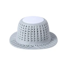 1PC 욕실 헤어 싱크 하수도 필터 바닥 드레인 스트레이너 헤어 스토퍼 샤워 드레인 커버 주방 싱크 안티 블로킹, 1)Grey