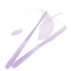60-3개 2BA 나사형 소프트 다트 플라이트 및 투명 낙하 방지 일체형 테일 전문가용, 09 Purple 3PCS