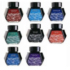 威迪文WATERMAN 鋼筆墨水 50ml (黑/藍黑/海藍/綠/紅/紫/棕), 1個, 海藍