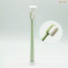 극세모 약한 만모칫솔 초극세모 칫솔 잇몸 구강 세척 임산부, 곡선 흰색, 1개