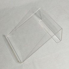 사무실 전화기 받침대 책상 거치대 경사, 투명, 투명