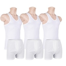 BYC 면100 런닝+사각팬티 3매 5매 세트