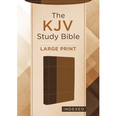 (영문도서) The KJV Study Bible Large Print (Indexed) [Copper Cross] Imitation Leather, Barbour Publishing, English, 9781636095837