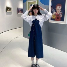 여성투피스 여성세트 여성셔츠 + 나시원피스 블라우스 여성원피스 ZFY26020417 56