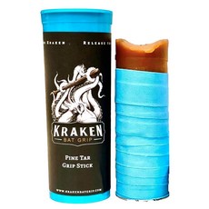 Kraken Bat Grip 배팅 파인 타르 그립 스틱 인핸서 야구 배트 및 기타 스포츠 장비용 베이비 블루 원 사이즈 193352