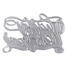 새해 복 많이 받으세요 금속 절단 다이 스텐실 DIY 스크랩북 앨범 종이 카드 금형