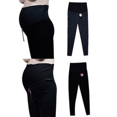 (스킨센스)임부복대 기모 끈형레깅스 임부쫄바지