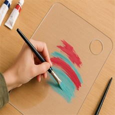 이유짱 직사각 아크릴 팔레트 20x30cm 플라스틱파렛트
