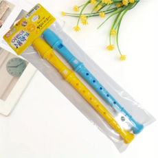 리코더 초등학생용 삘리리 리코더 어린이 음악가 리코더 1포장(2P), blue+yellow, 1개
