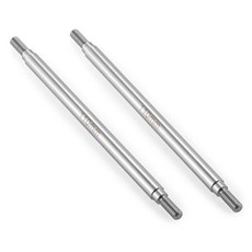 RCHUBAM 스테인리스 스틸 RC 링크 2개 1쌍 스티어링 링키지 세트 M4 x 50mm/55mm/60mm/70mm/75mm~155mm 1/10 스케일 Axial Wraith, 110mm