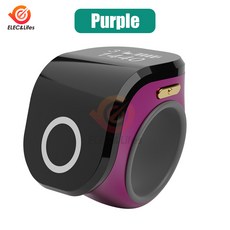 디지털 카운터 탈리 클리커 숫자 카운트 색 휴대용 모듬 OLED 인치, 1개, purple
