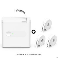 휴대용 라벨 프린터 D12 스티커 라이프 접착 유사 P15와 무잉크 미니 블루투스, 1 Printer 3 1530