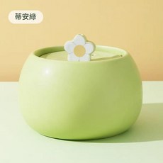 寵物自動飲水機 1500ml大容量, 花花蒂安綠 - 大號15L, 1個, 1500ml