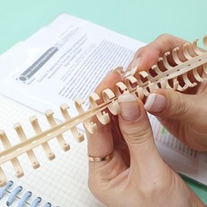 마켓헤라 셀프제본 루즈링 클릭링 컬러 12mm 클릭링 제본스프링