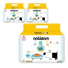 나비잠 기저귀 코지 밴드 3팩, 중형(M), 120매