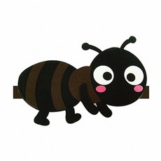 역할놀이머리띠 개미 1개 역할극머리띠 상황극 펠트머리띠 휄트 소꿉놀이 역할놀이장난감 고무밴드 재롱잔치머리띠 펠트교구