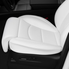 YZ 테슬라 호환 시트 커버 레그서포트 방석 다리 받침대 쿠션 모델Y 주니퍼 프리미엄 악세사리, 2개, 화이트