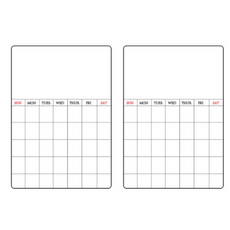 2매입 A3 냉장고 마그넷 칠판 자석 화이트 보드